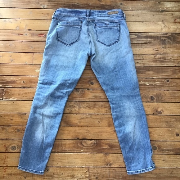 Mavi Jesy low rise jeans skinny ankle zippers embellishment soft lightweight 29 - Picture 3 of 15